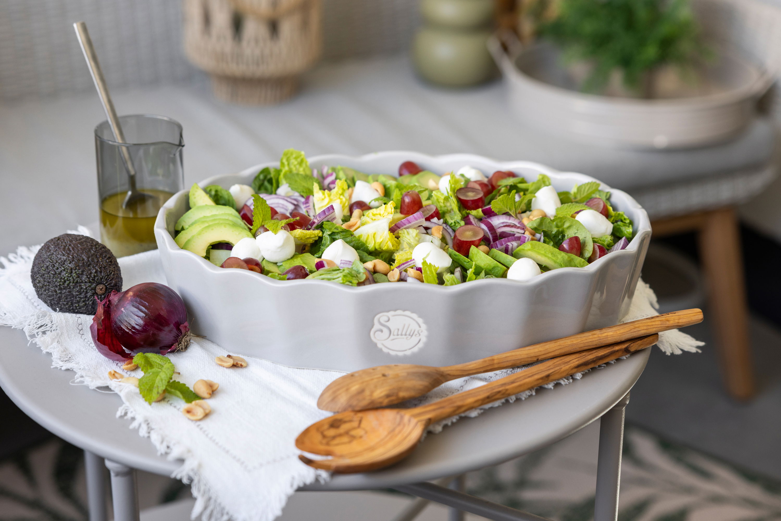 Avocado Salat / Sommersalat mit Trauben