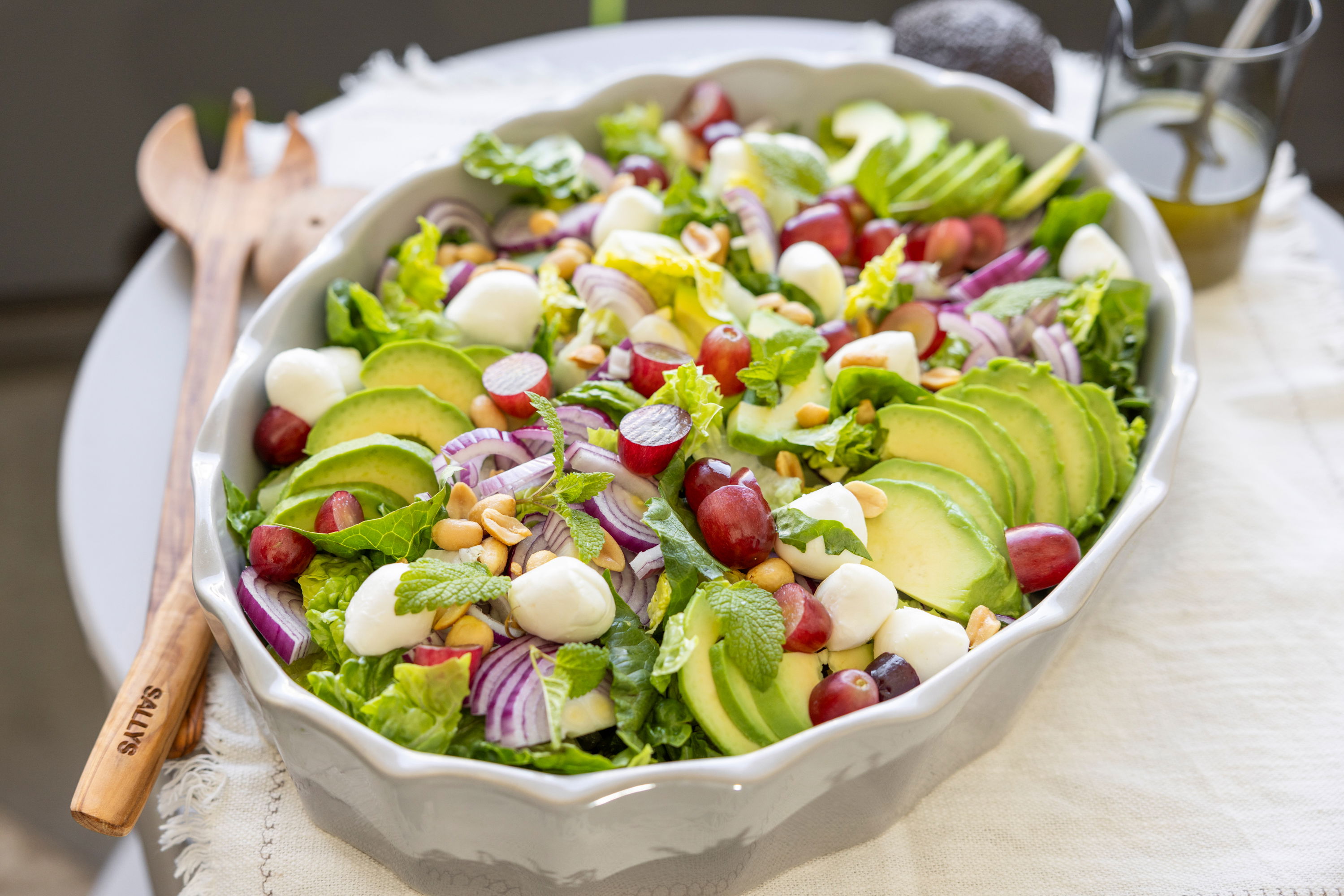 Avocado Salat / Sommersalat mit Trauben