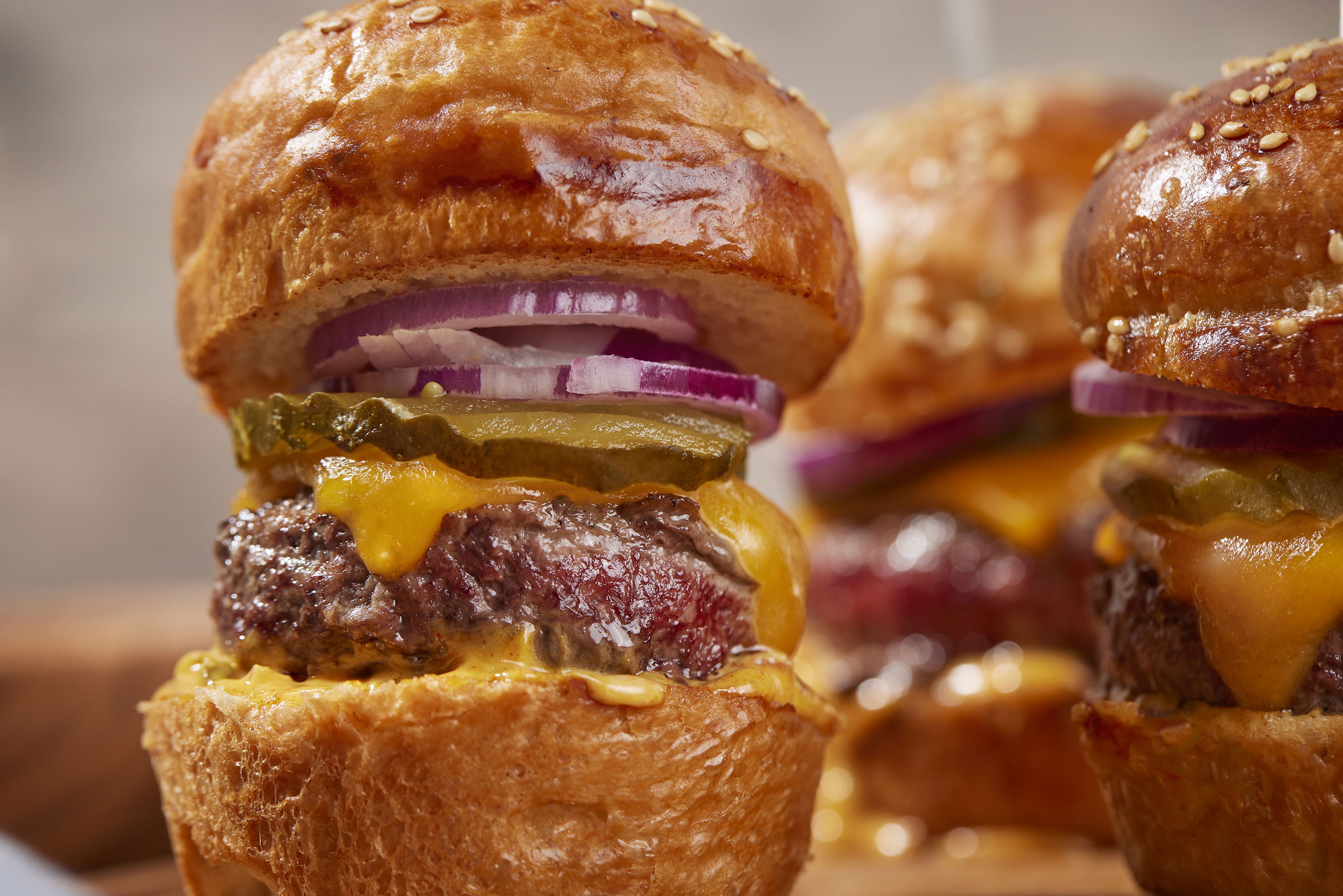 Mini Burger / Klassisch und Veggie / Fingerfood Silvester Party