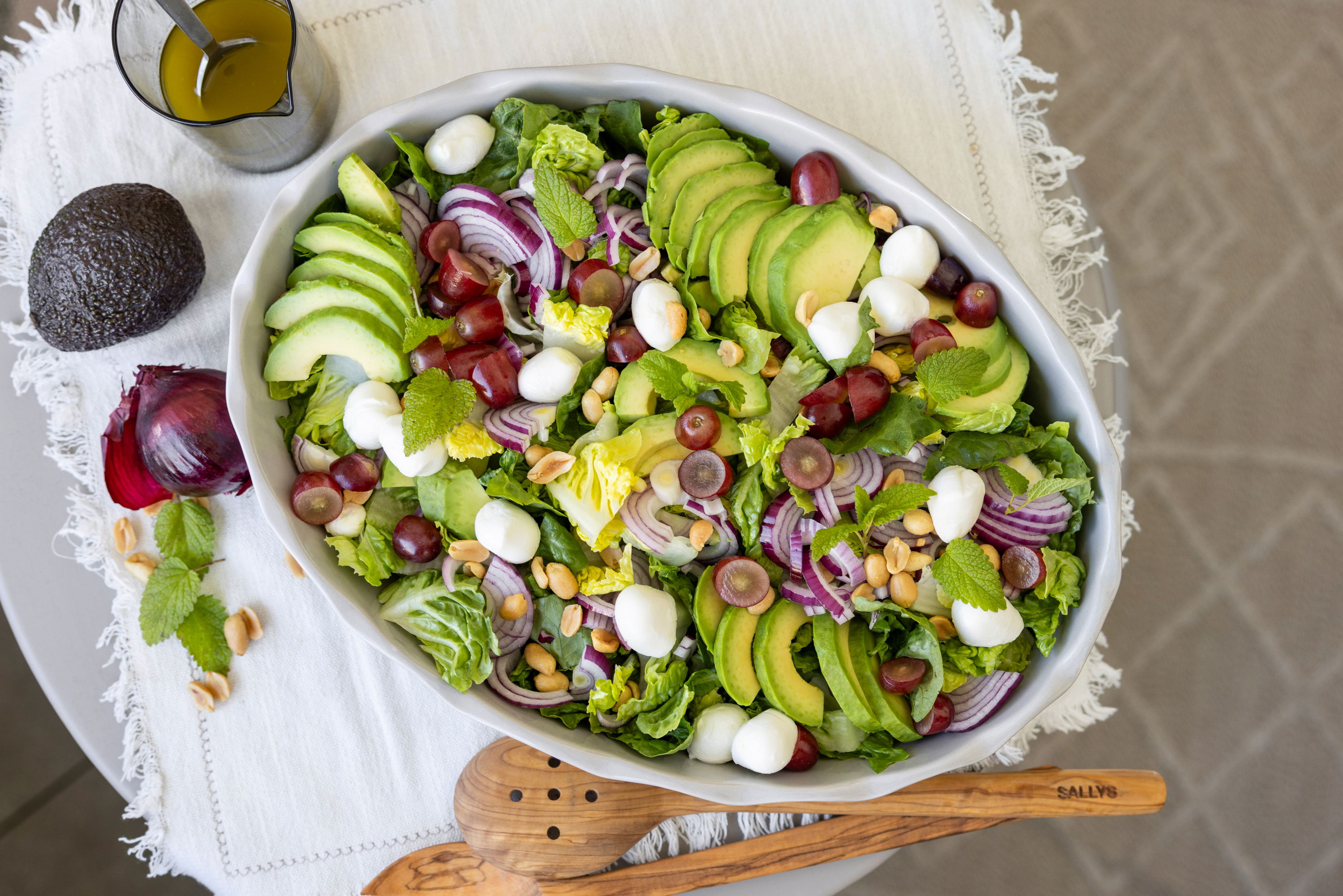 Avocado Salat / Sommersalat mit Trauben