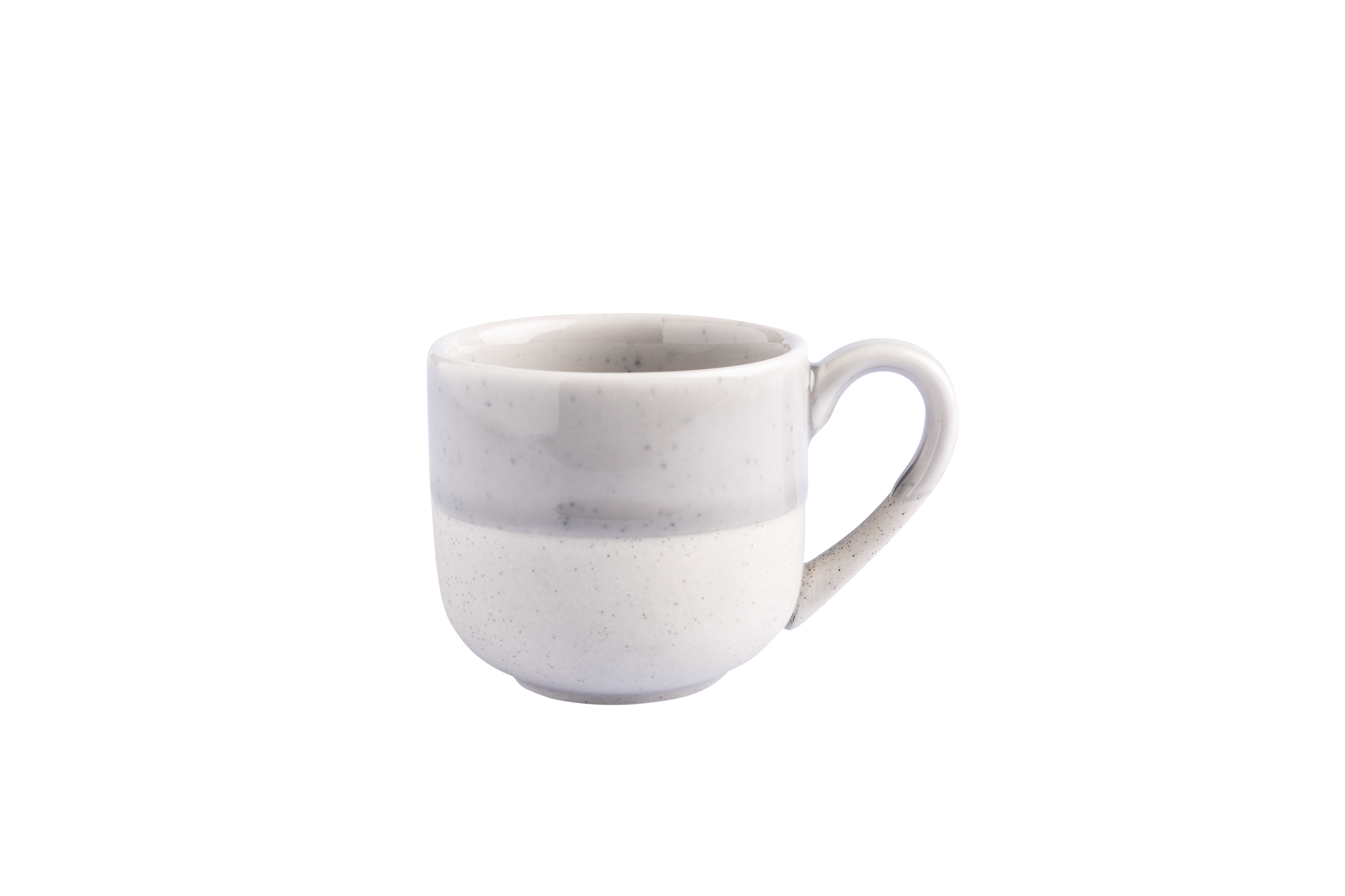 Eine weiße Keramik-Tasse