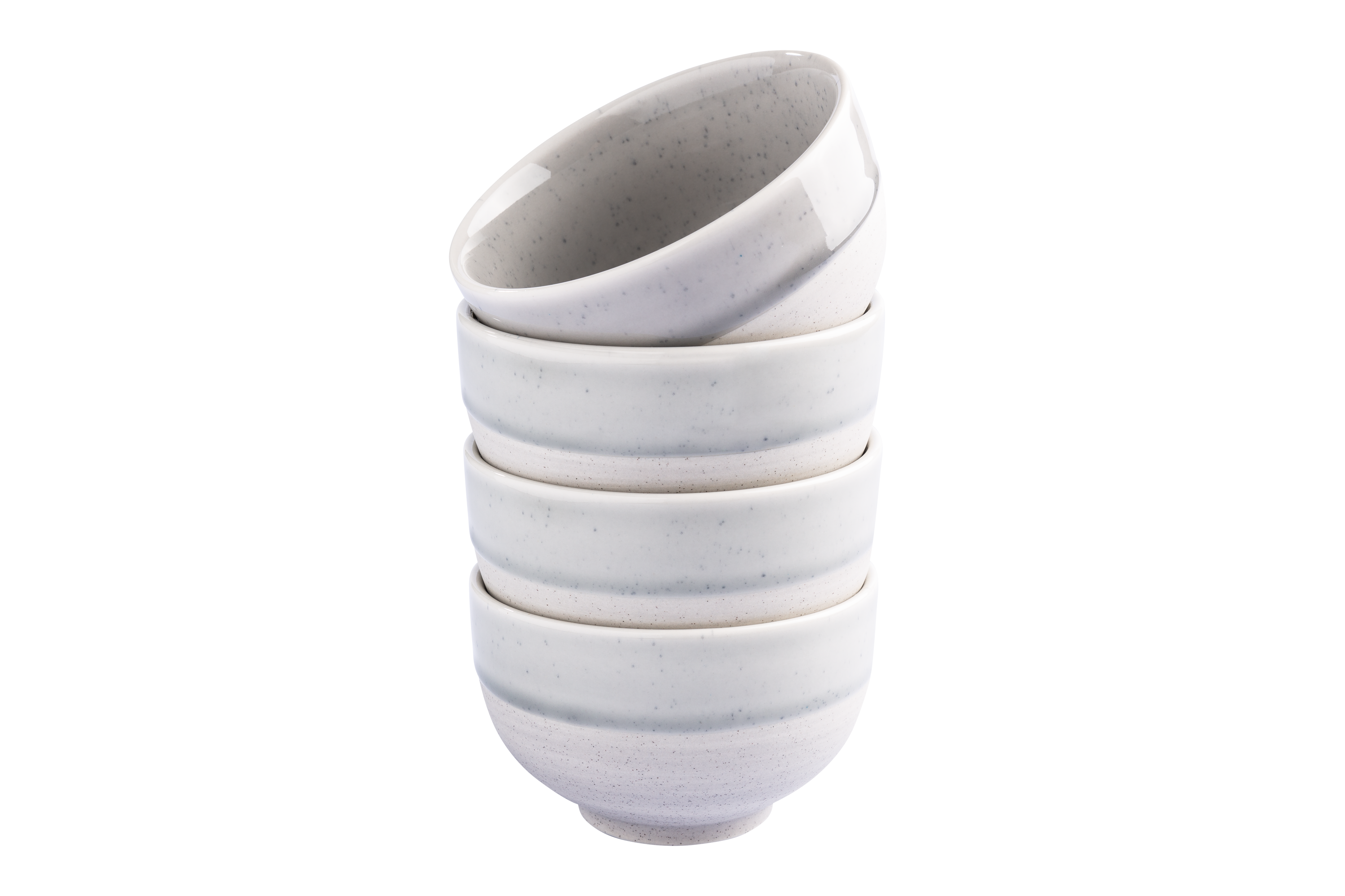 Mehrere weiße Keramikschüsseln