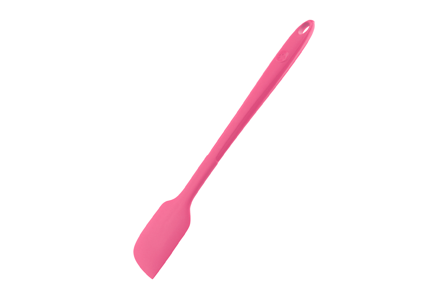 Ein Teigschaber in der Farbe pink