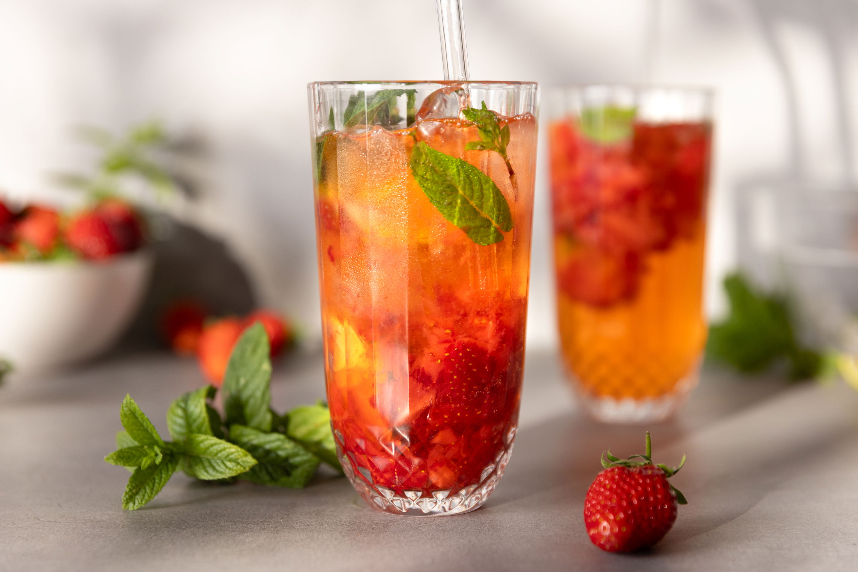 Erdbeer-Limonade / Erdbeer-Mojito alkoholfrei