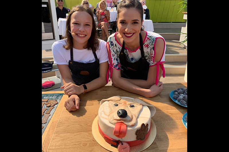 Glutenfreie Motivtorte für Emilia ZDF Fernsehgarten