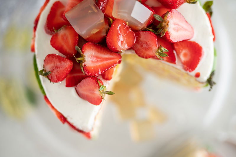 Erdbeer Mojito Torte / Schmecksperiment Jelly Cocktail Cake