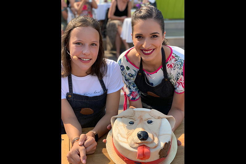 Glutenfreie Motivtorte für Emilia ZDF Fernsehgarten