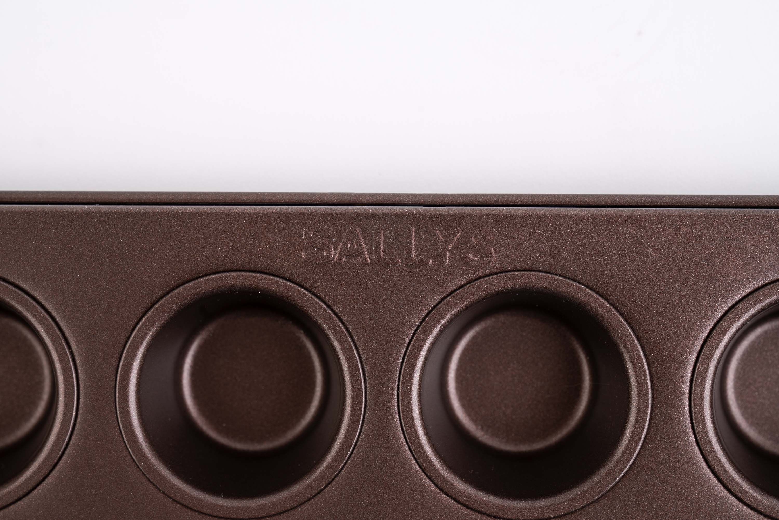 Das Sallys Logo auf der Muffinform