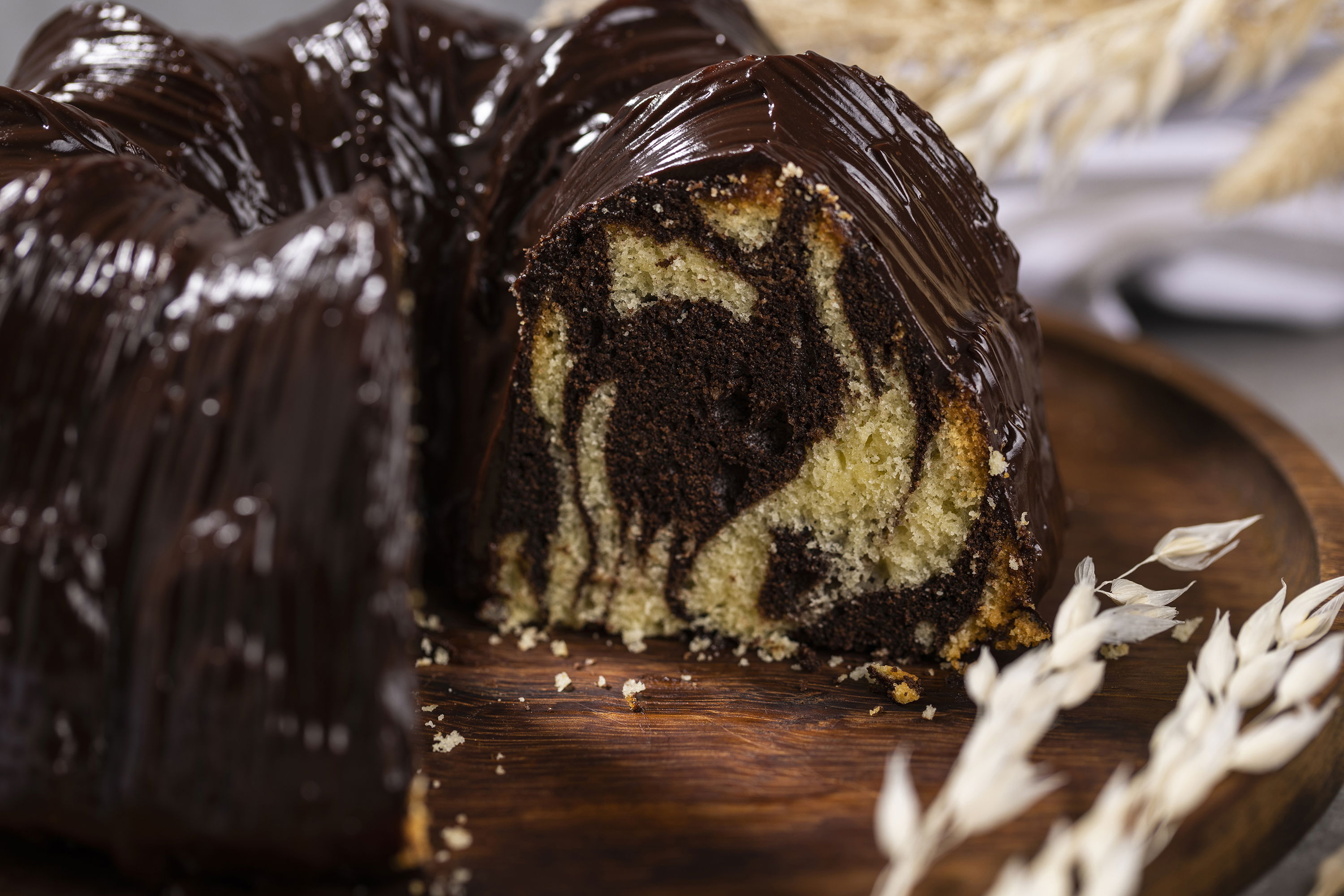Zebra Marmorkuchen / Gugelhupf
