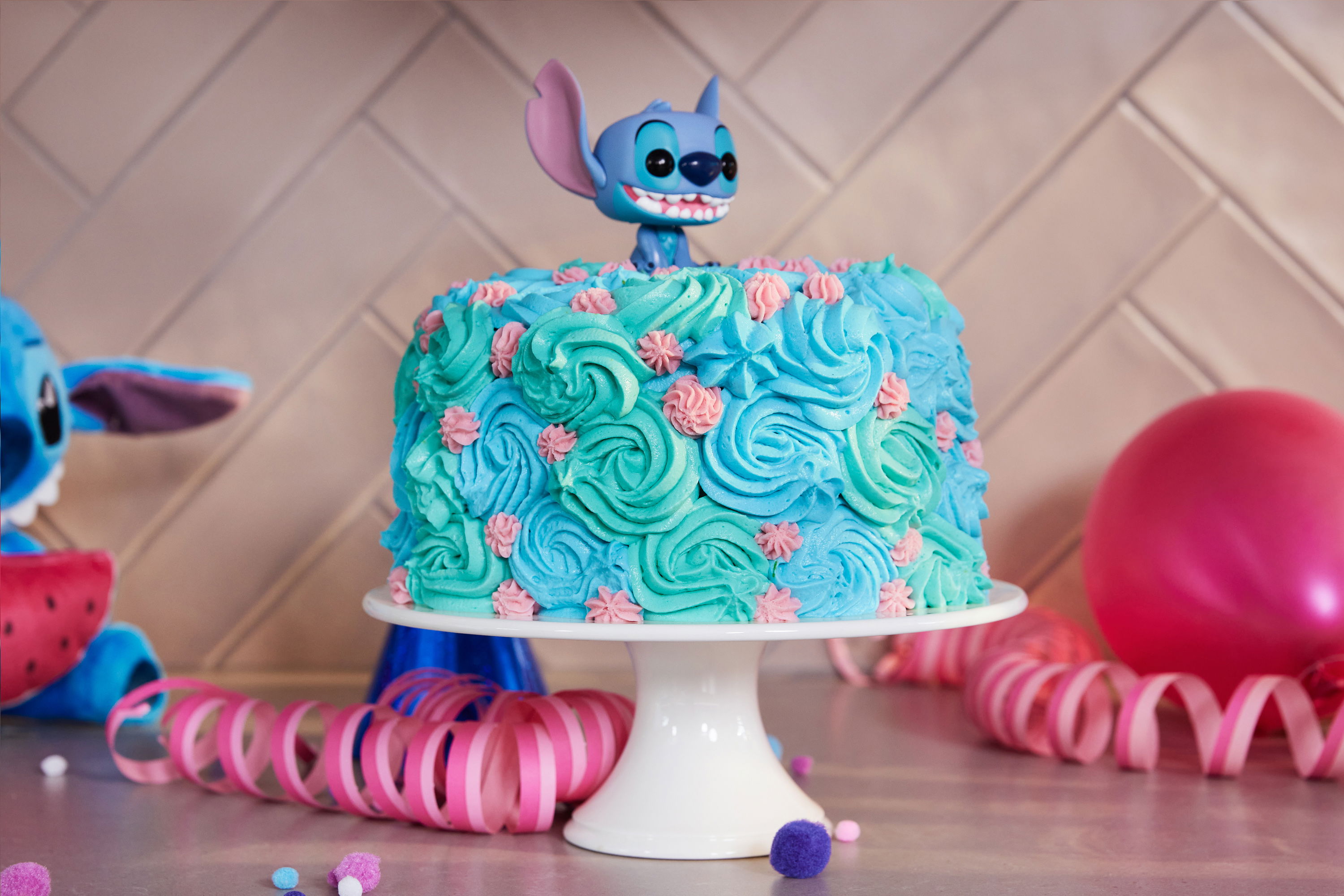 Stitch Torte / Ananas-Kokos Geburtstagstorte