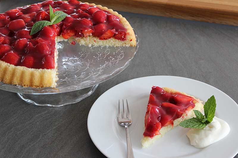 Obstkuchen Grundrezept / Erdbeerkuchen