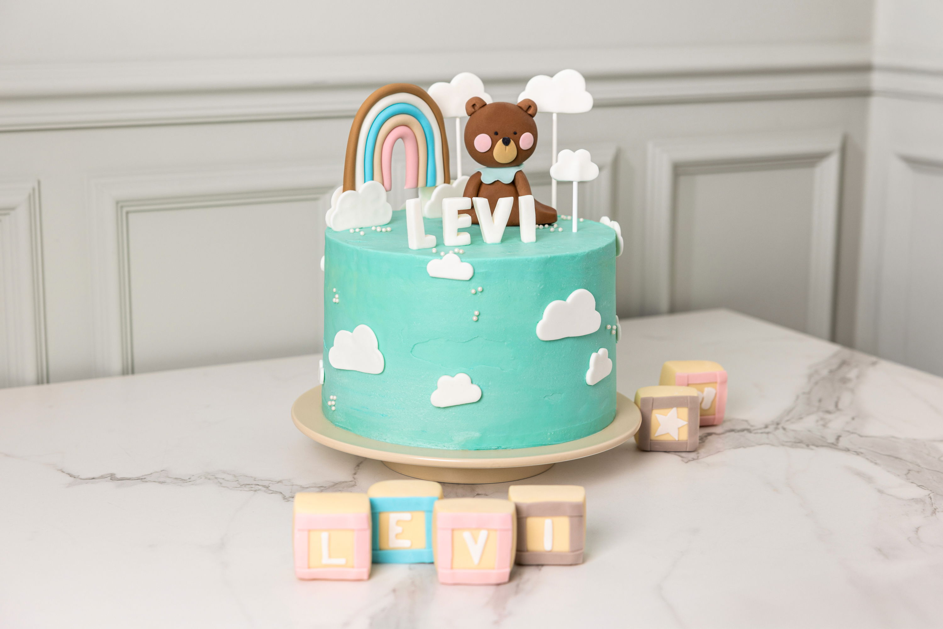 Baby Shower Torte / Babyparty Motivtorte