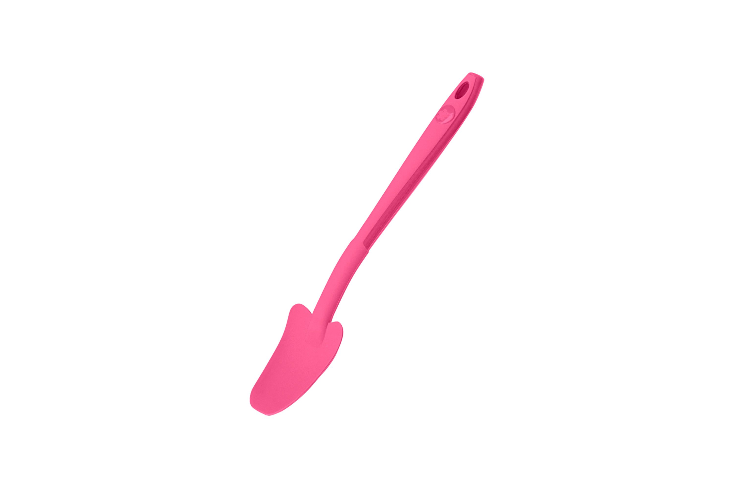 Ein Restelöffel in der Farbe pink