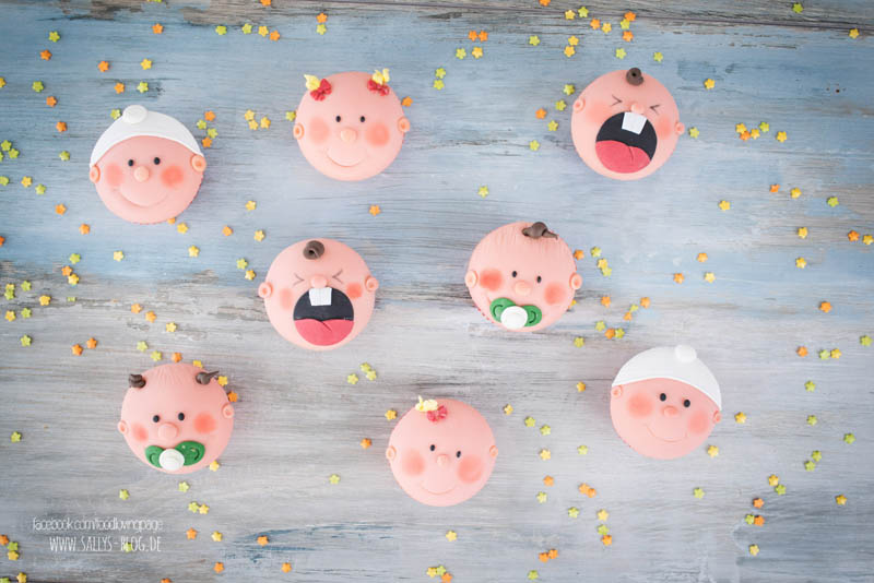 Bridget Jones Baby Cupcakes / Baby Shower Cupcakes