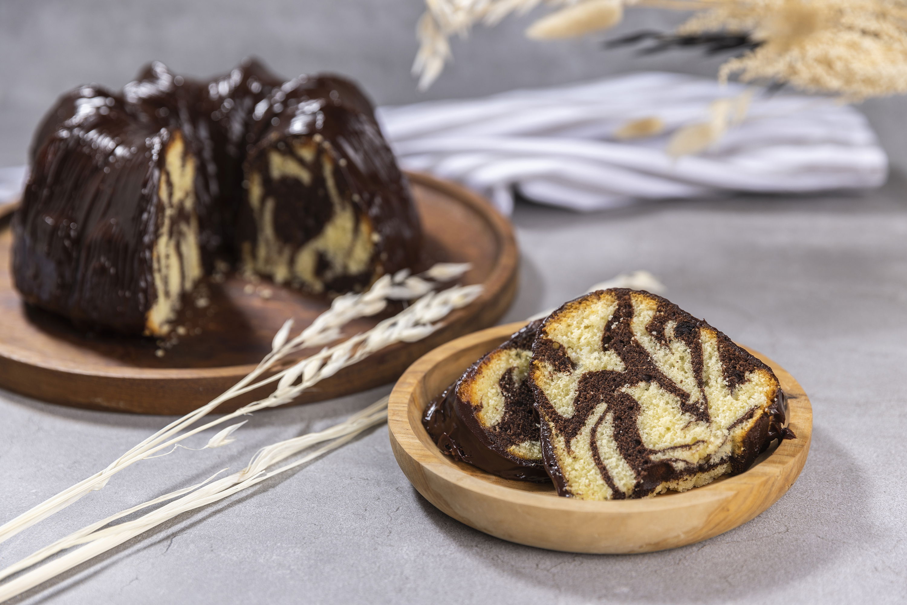 Zebra Marmorkuchen / Gugelhupf