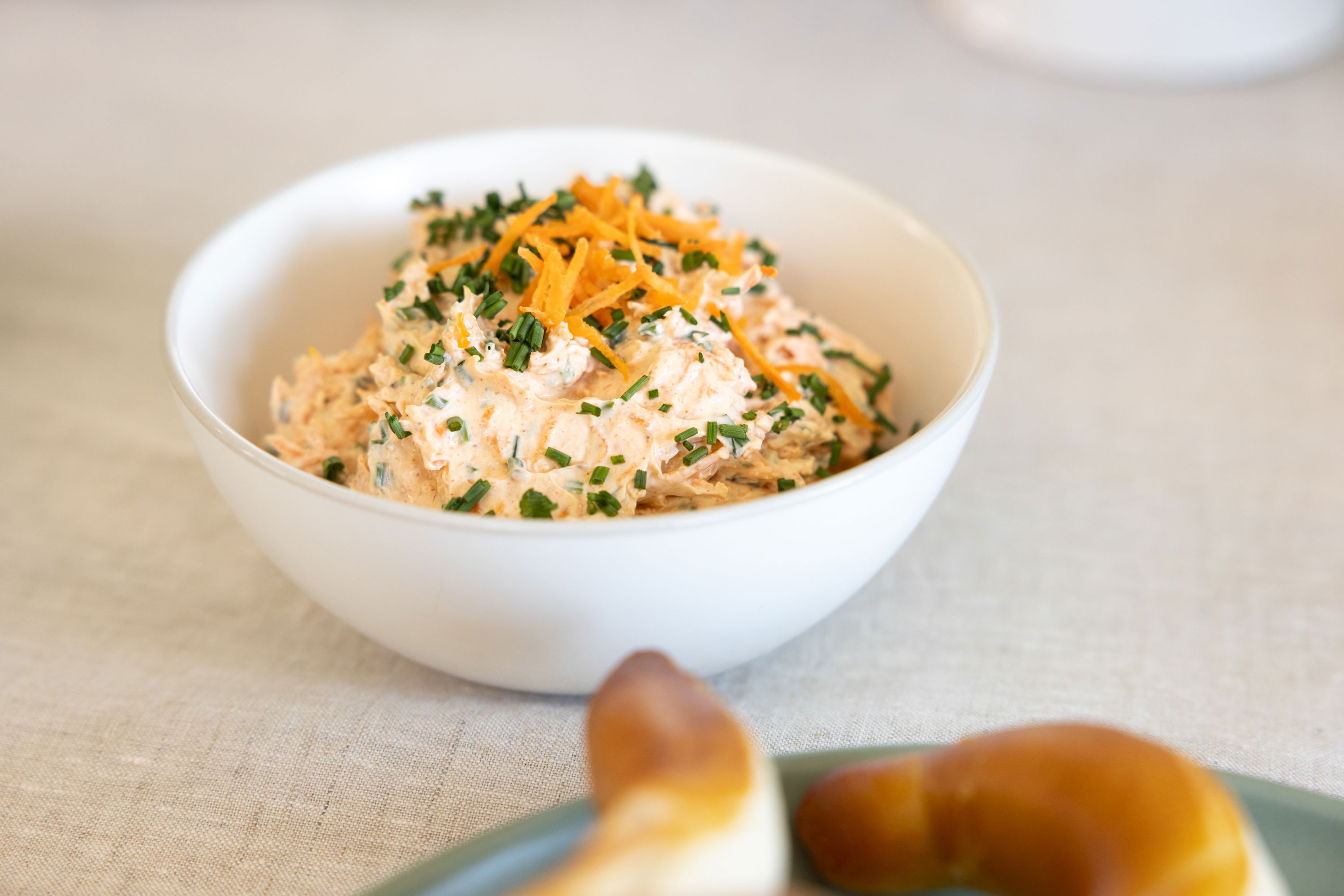 Karotten-Frischkäse-Dip / Brotaufstrich