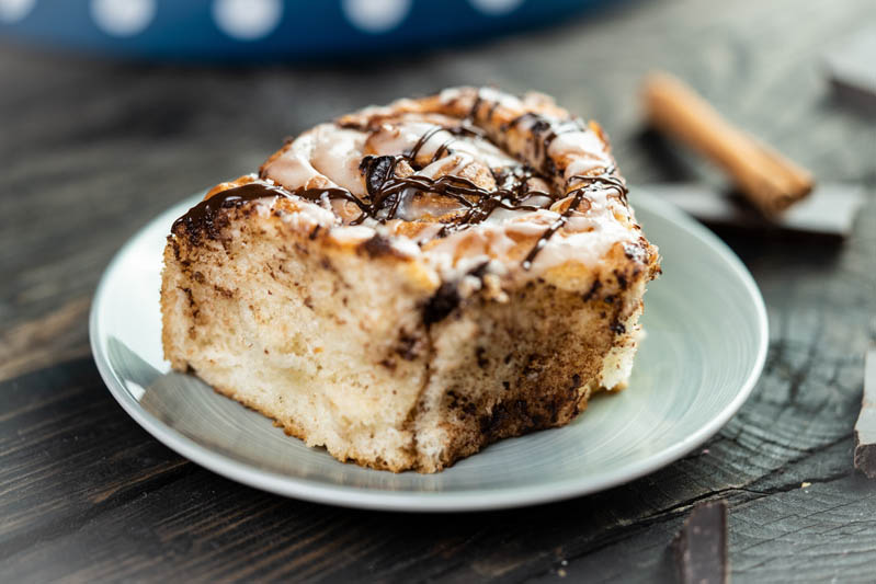 Schoko Zimtschnecken / Cinnamon Chocolate Rolls / VEGAN