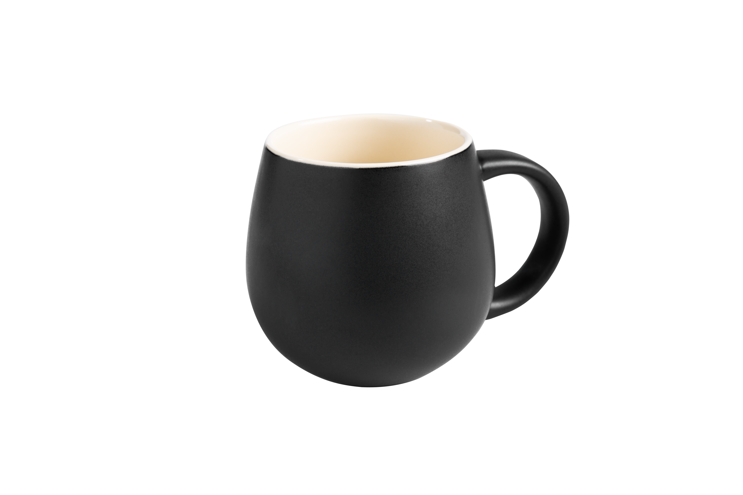 Eine Belly Mug in der Farbe carbonblack