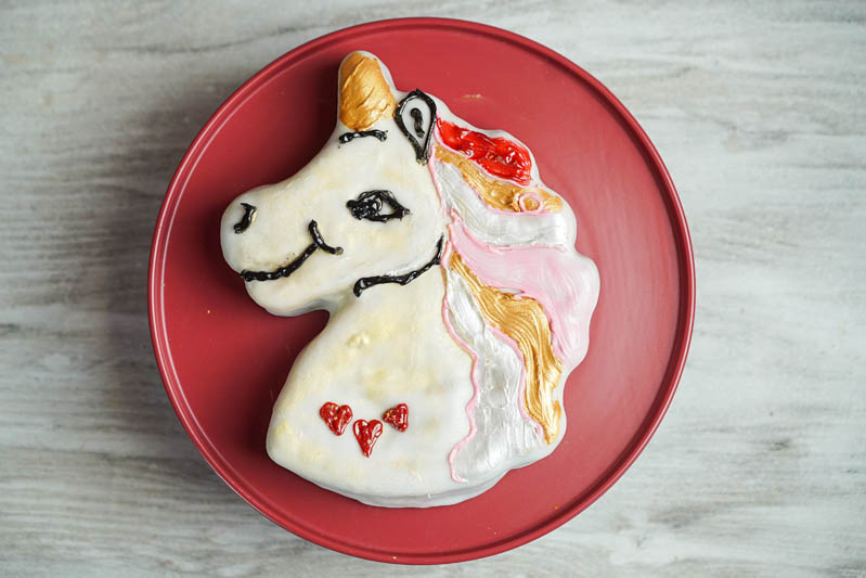 Einhorn Torte / ganz einfach backen mit Kindern