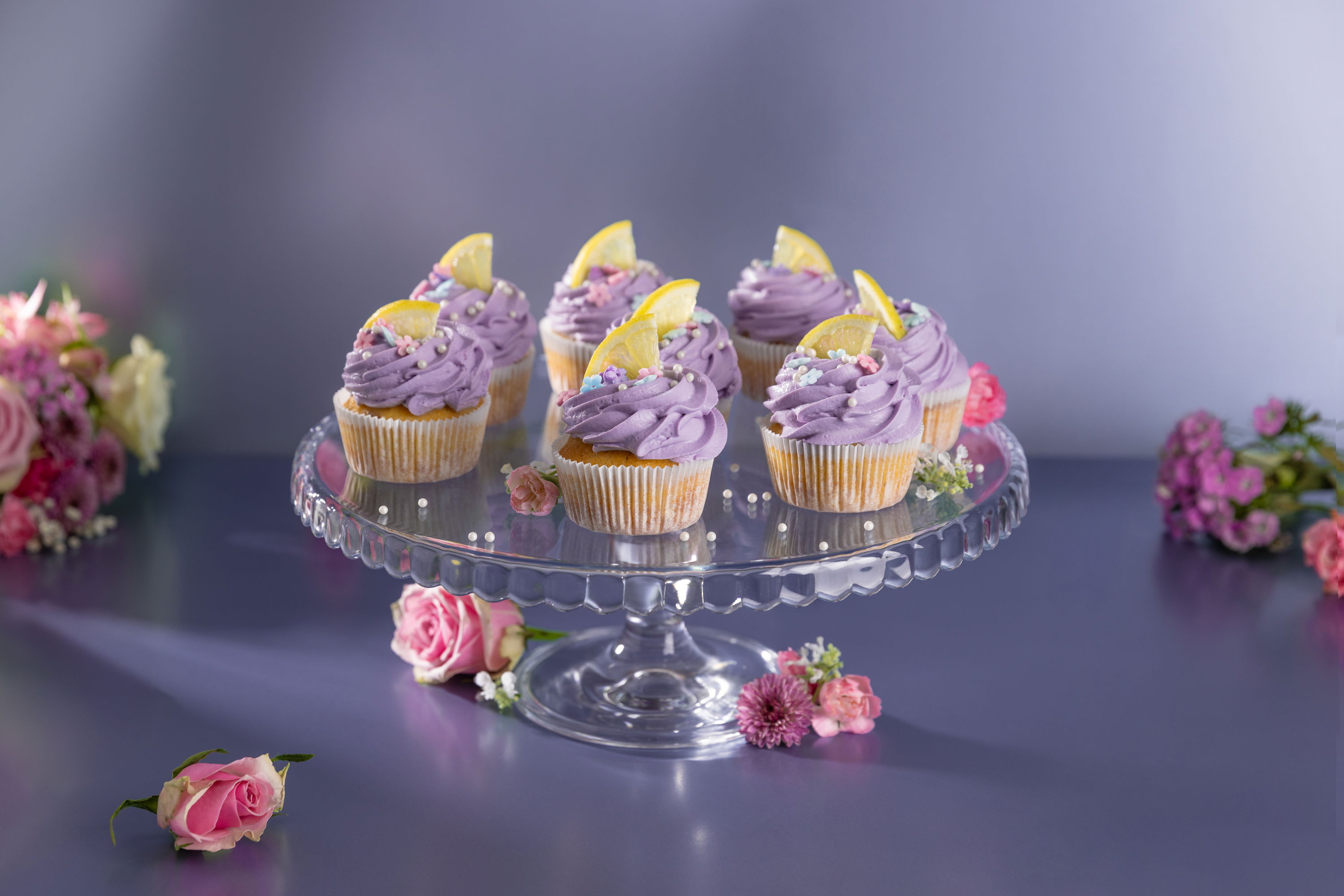 Apfel-Zitronen-Cupcakes / mit Pfirsichfüllung / Betty Barclay Soulgarden