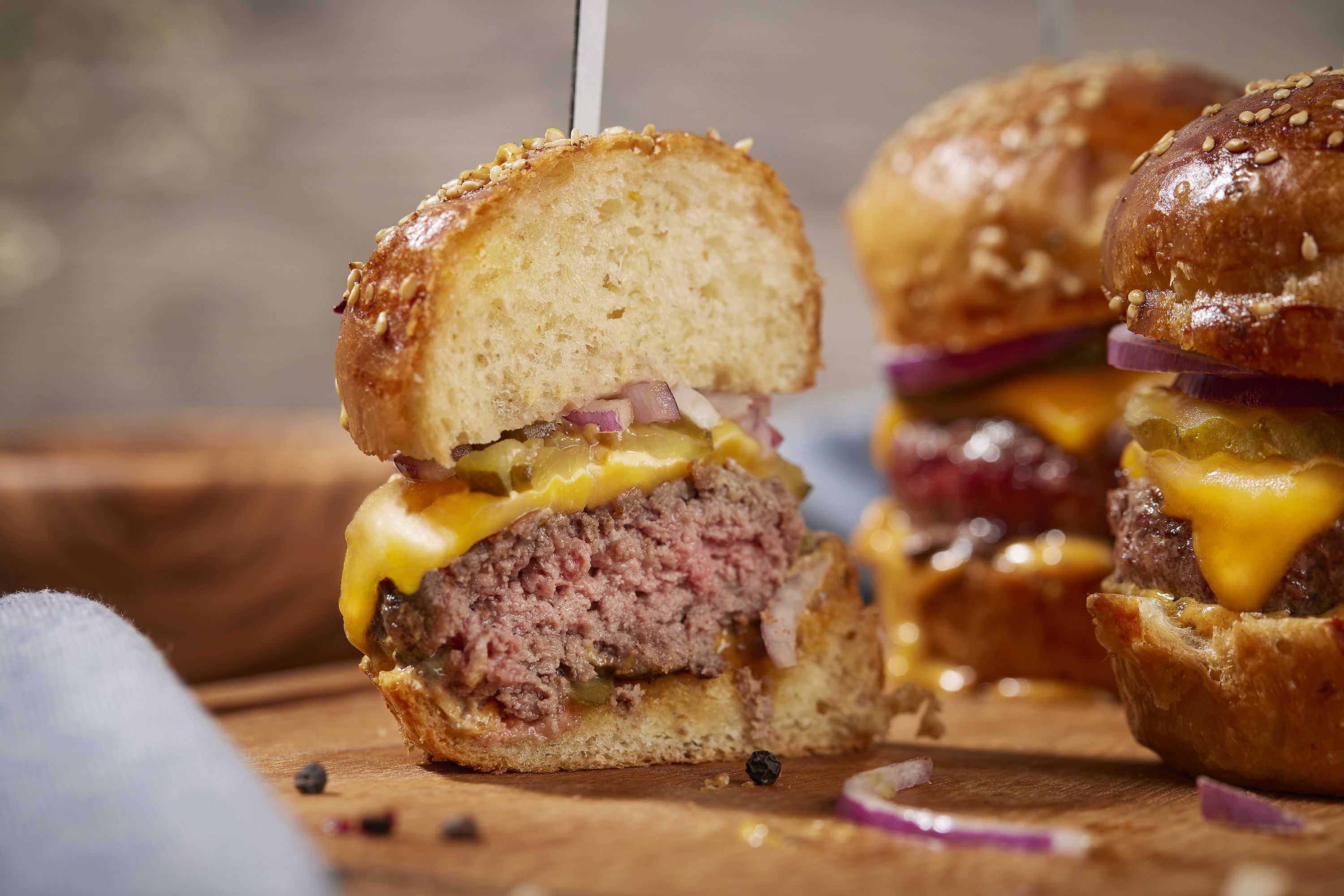 Mini Burger / Klassisch und Veggie / Fingerfood Silvester Party