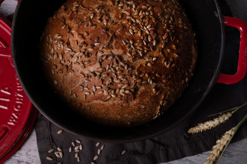 Brot ohne kneten- super einfach und schnell gemacht