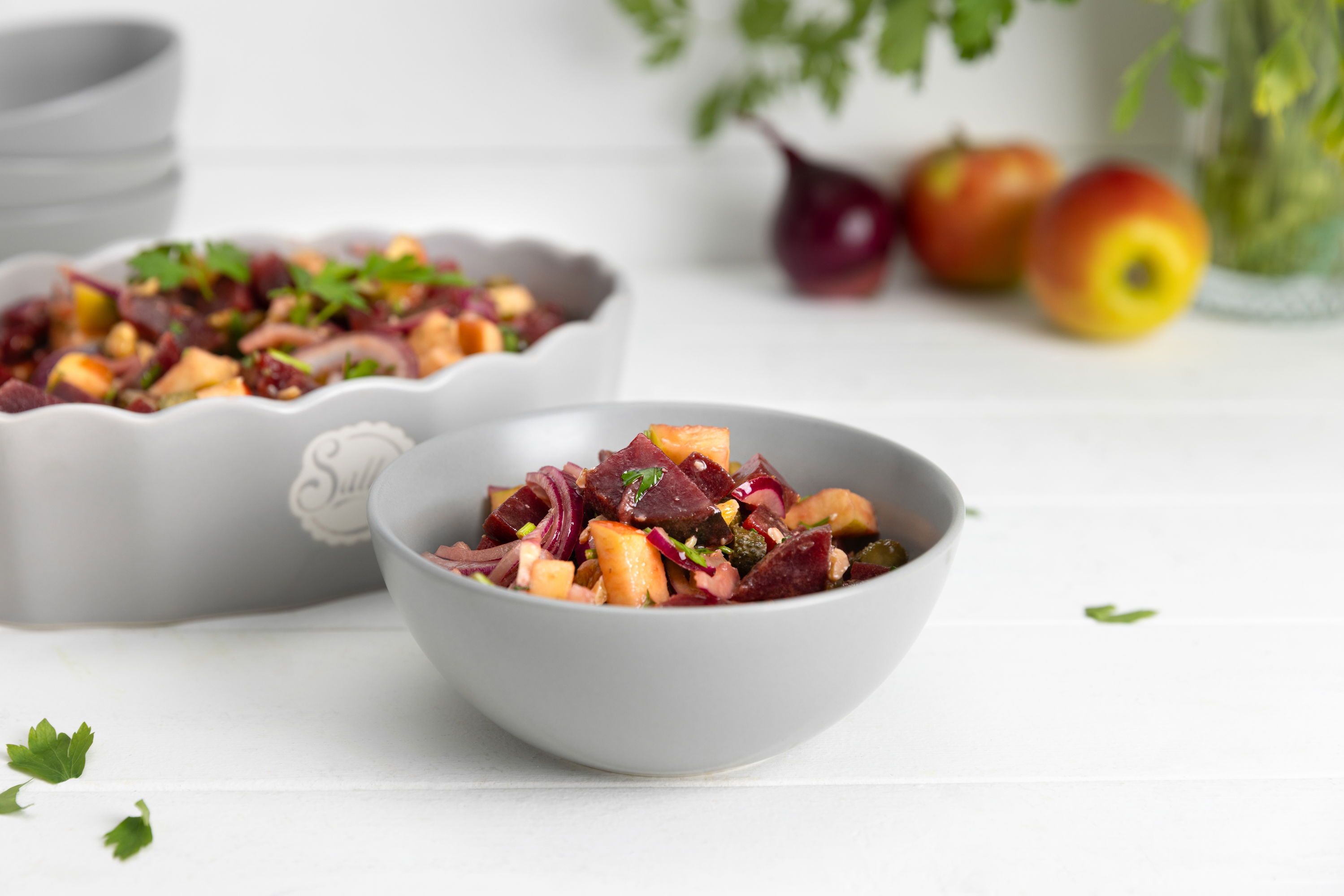 Rote-Bete-Salat / mit Apfel