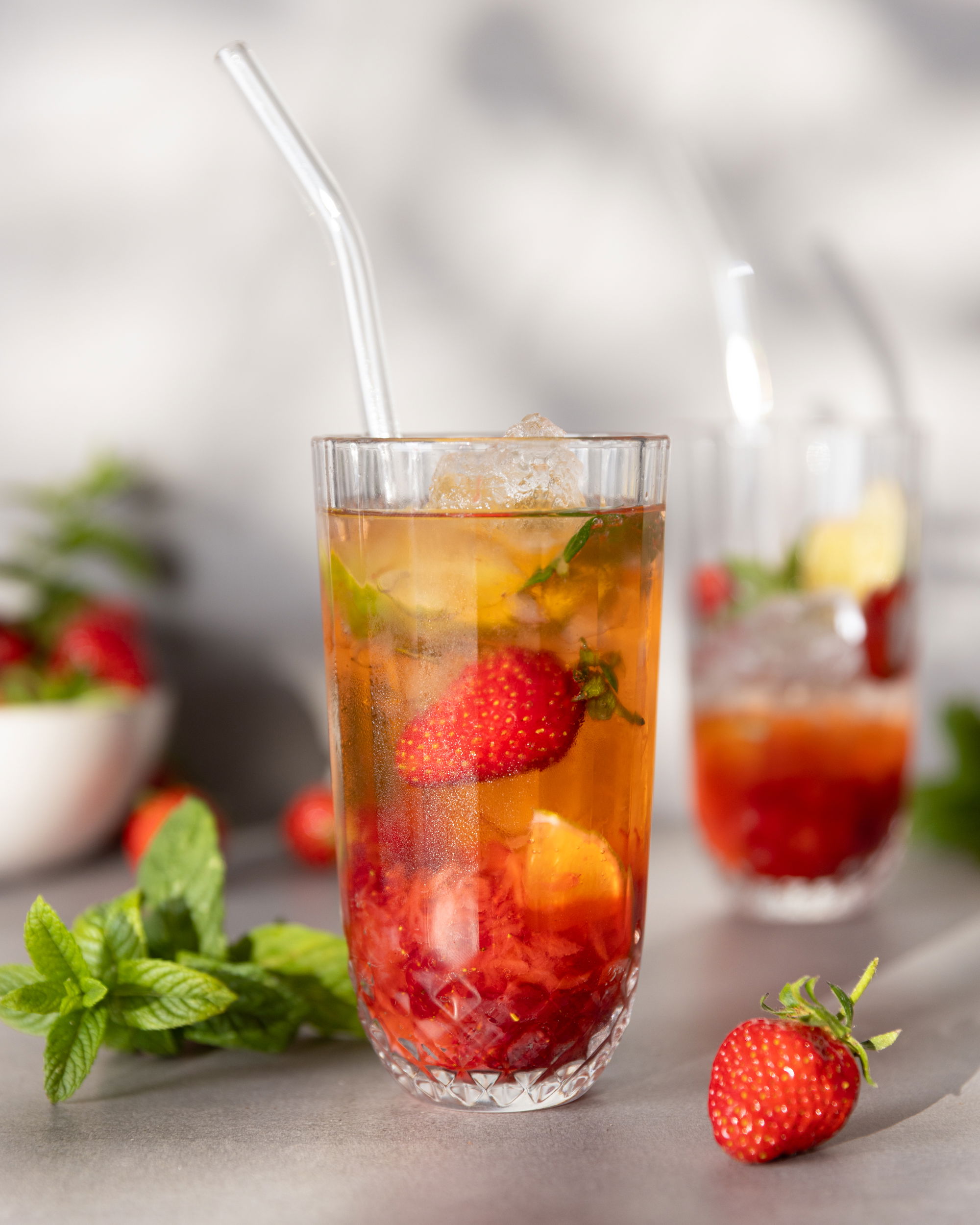 Erdbeer-Limonade / Erdbeer-Mojito alkoholfrei