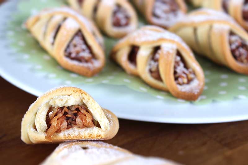 türkische Apfeltaschen / Elmali kurabiye
