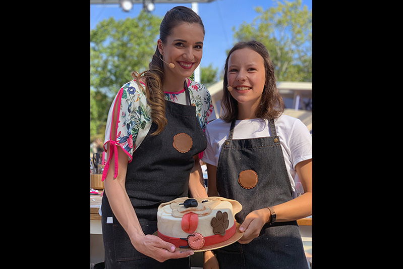 Glutenfreie Motivtorte für Emilia ZDF Fernsehgarten