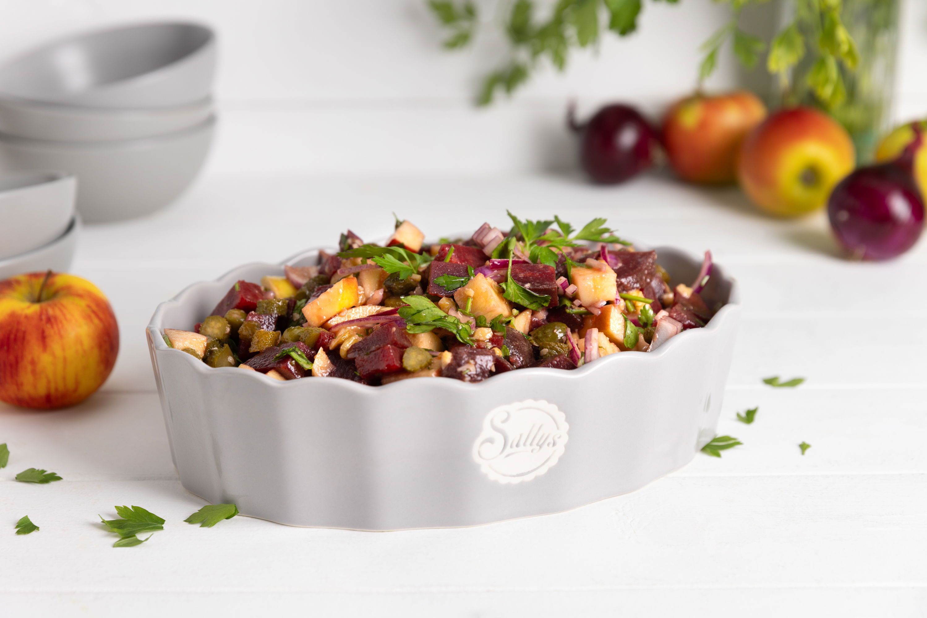 Rote-Bete-Salat / mit Apfel