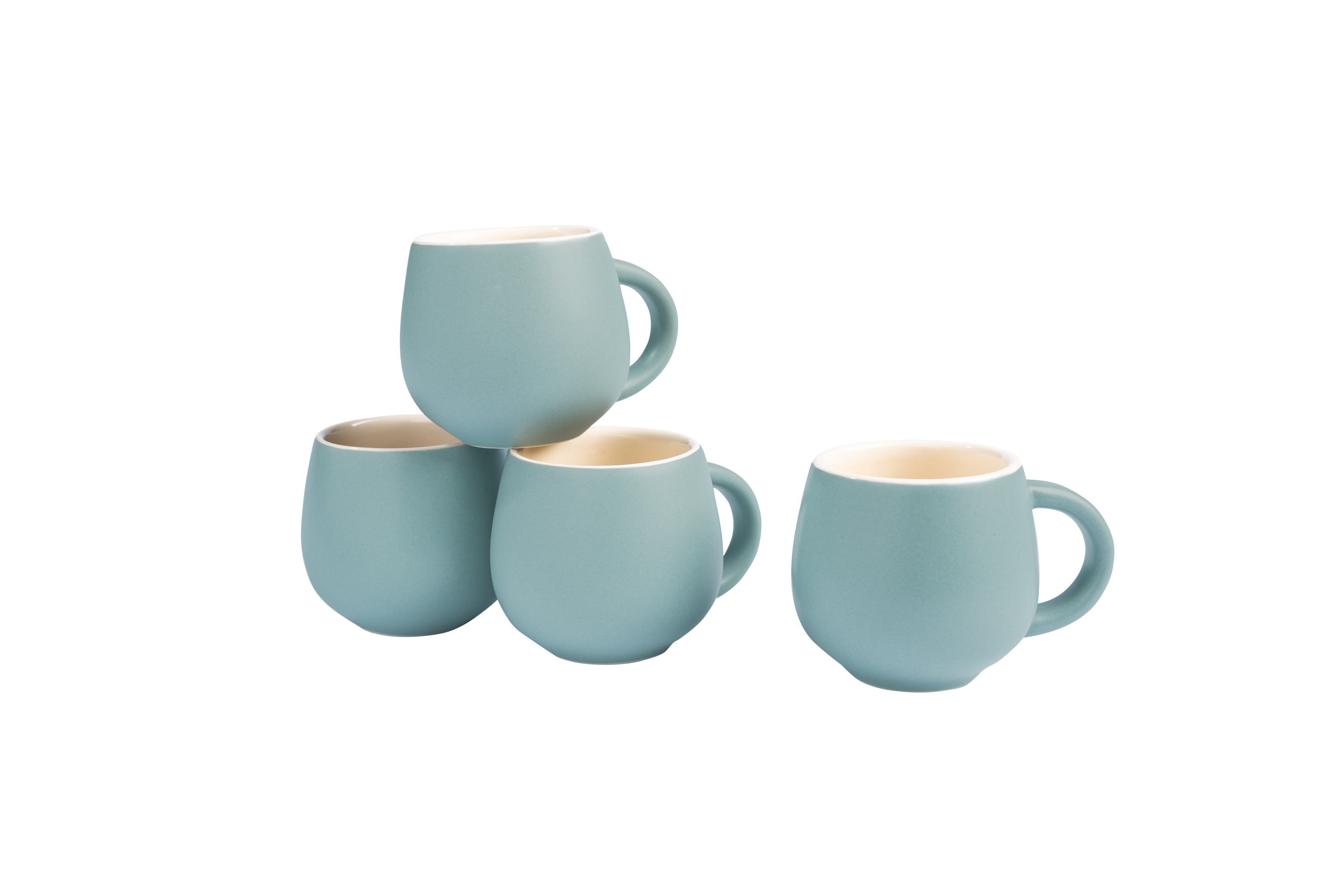 Mehrere Sia Mugs in der Farbe pastelblue