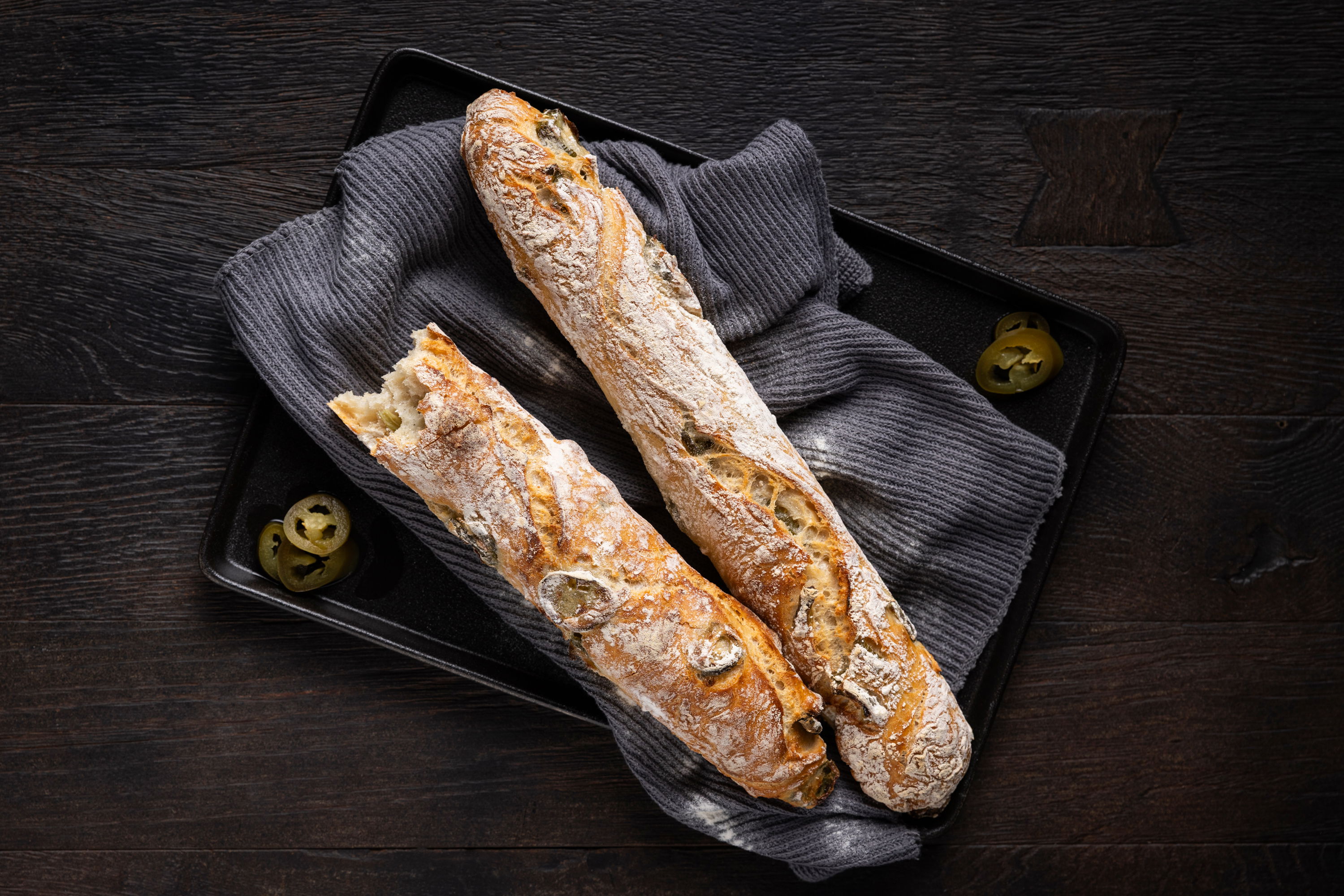 Magisches Jalapeño Baguette