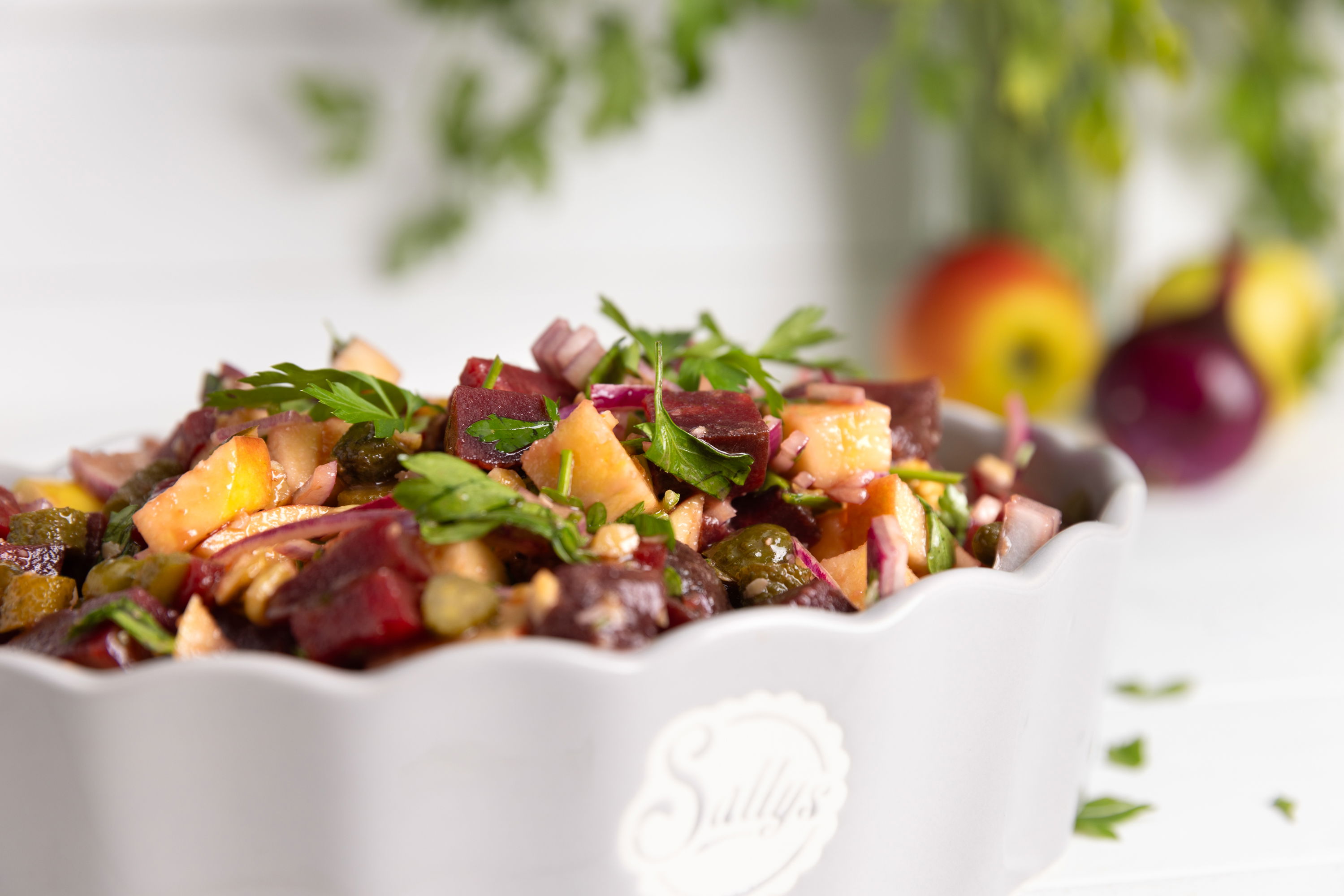 Rote-Bete-Salat / mit Apfel