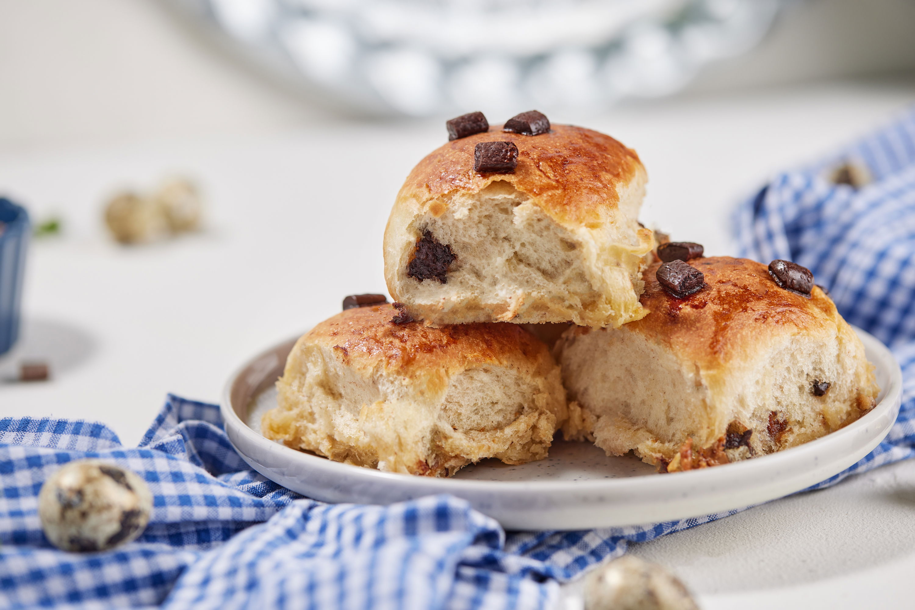 Gefüllte Schokobrötchen
