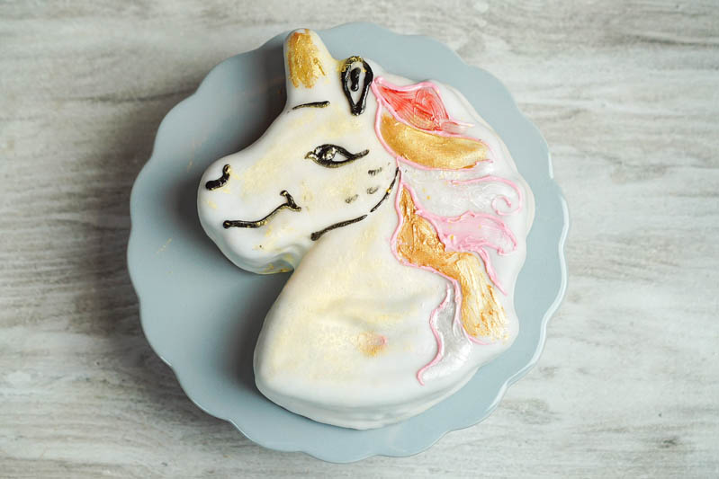 Einhorn Torte / ganz einfach backen mit Kindern