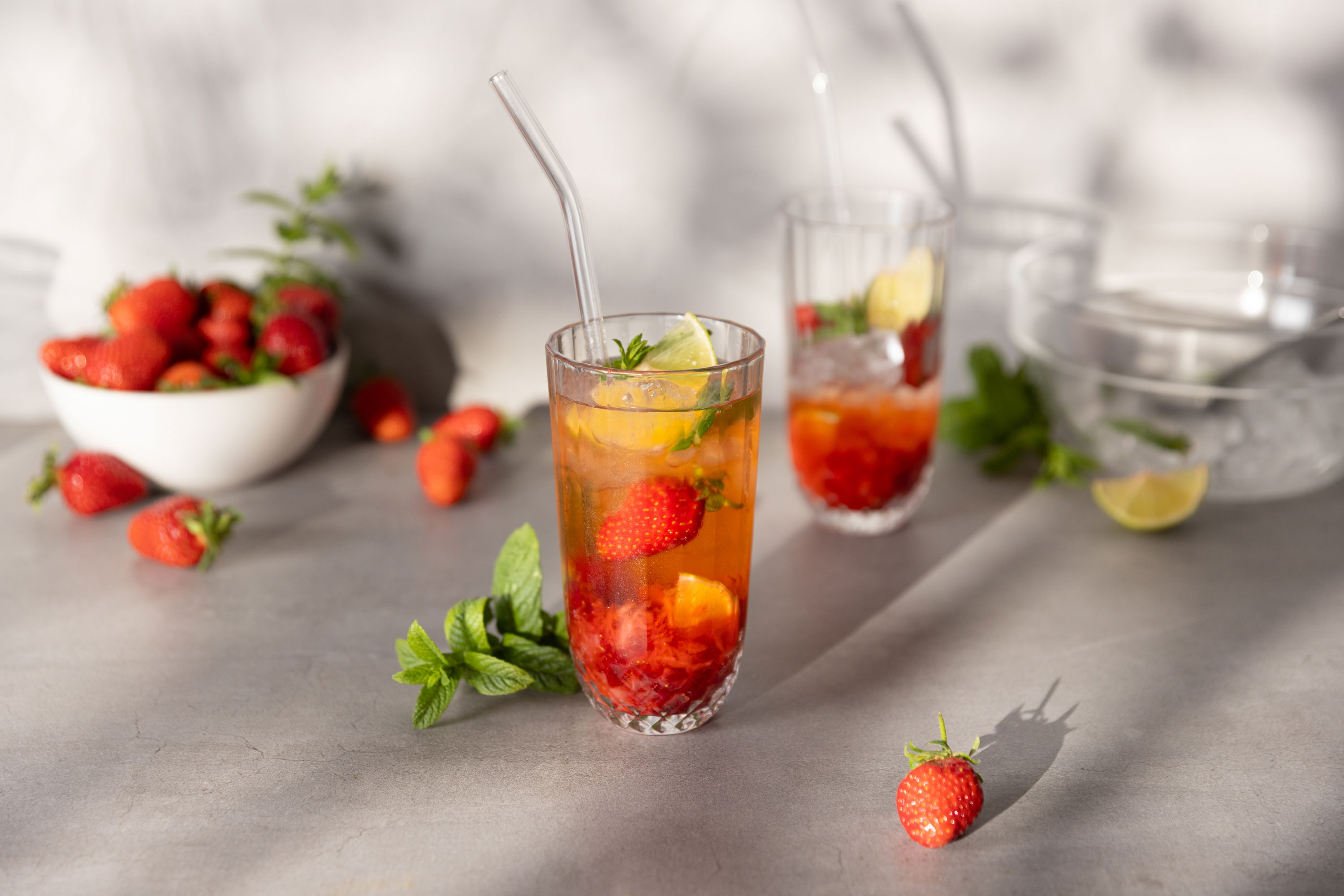 Erdbeer-Limonade / Erdbeer-Mojito alkoholfrei