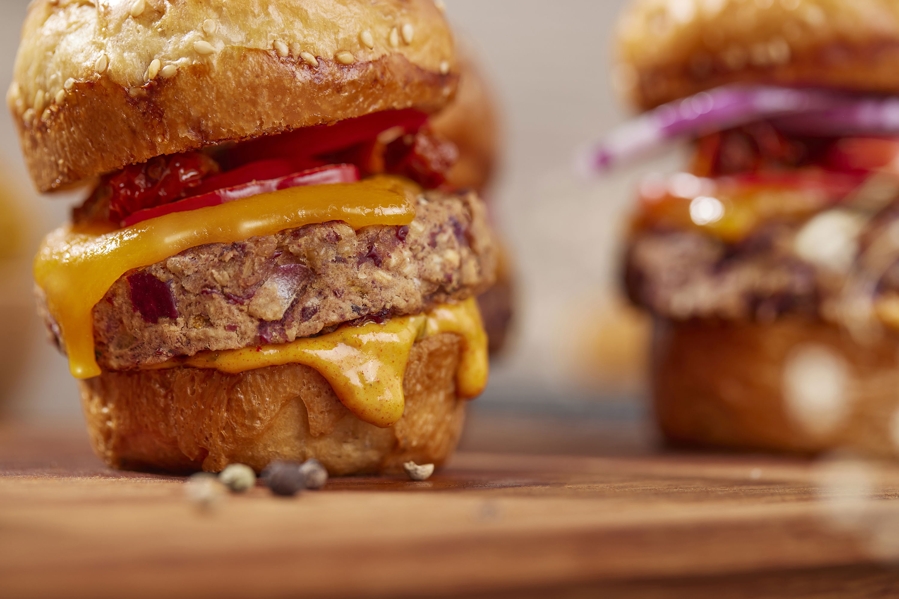 Mini Burger / Klassisch und Veggie / Fingerfood Silvester Party