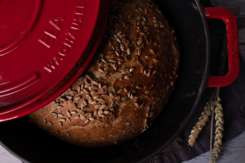 Brot ohne kneten- super einfach und schnell gemacht