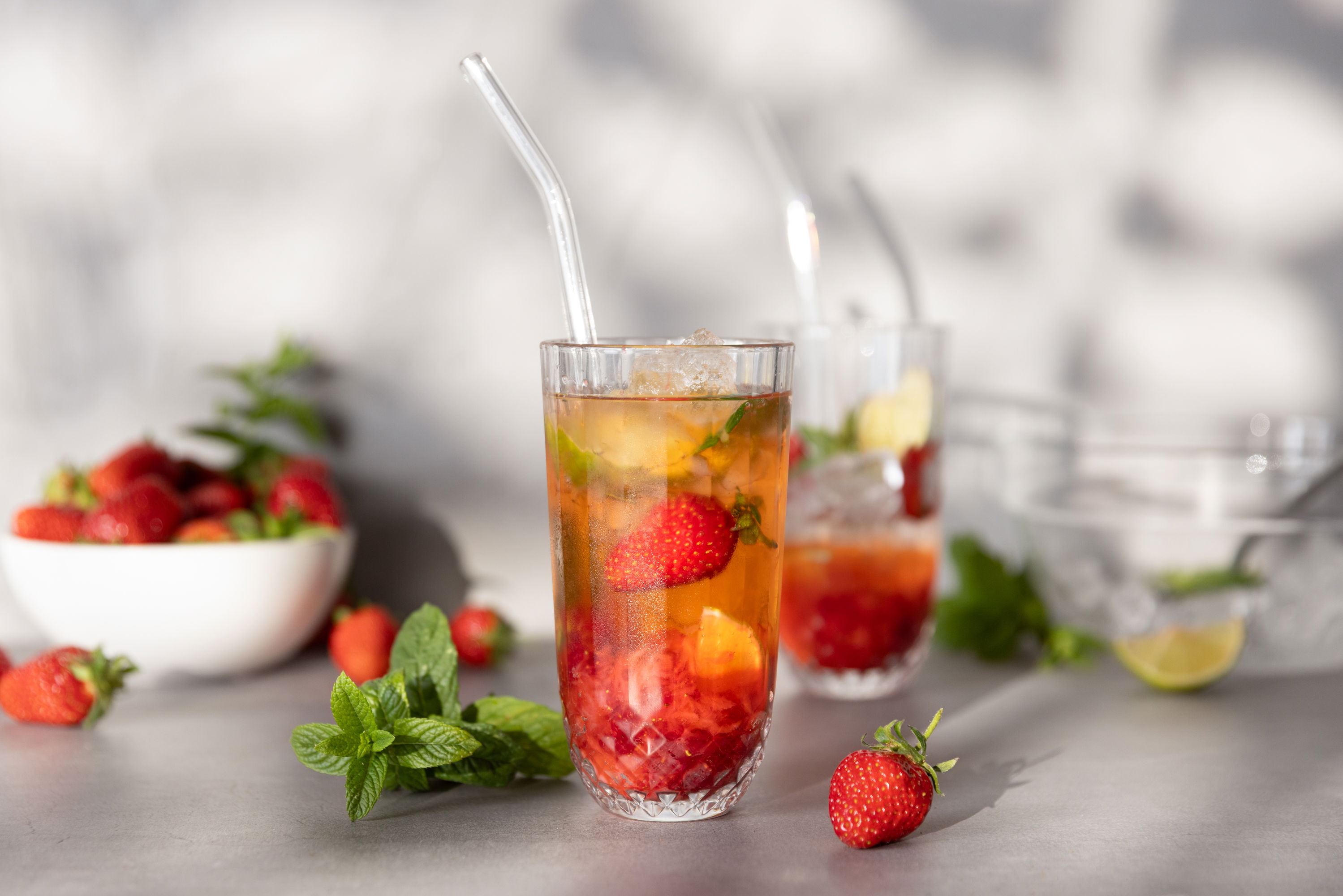 Erdbeer-Limonade / Erdbeer-Mojito alkoholfrei