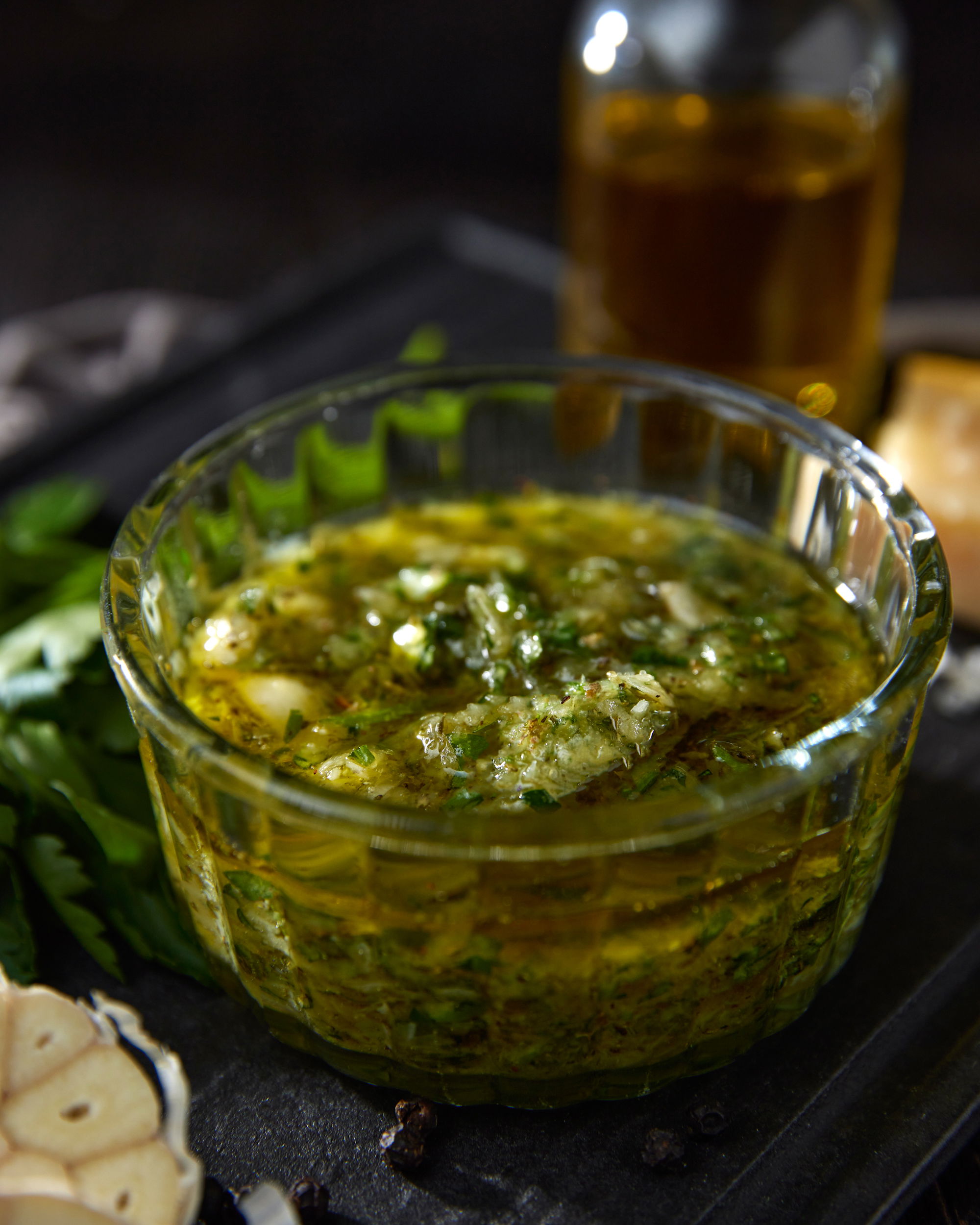 Knoblauch-Kräuter Steak-Marinade / Grillmarinade mit Parmesan