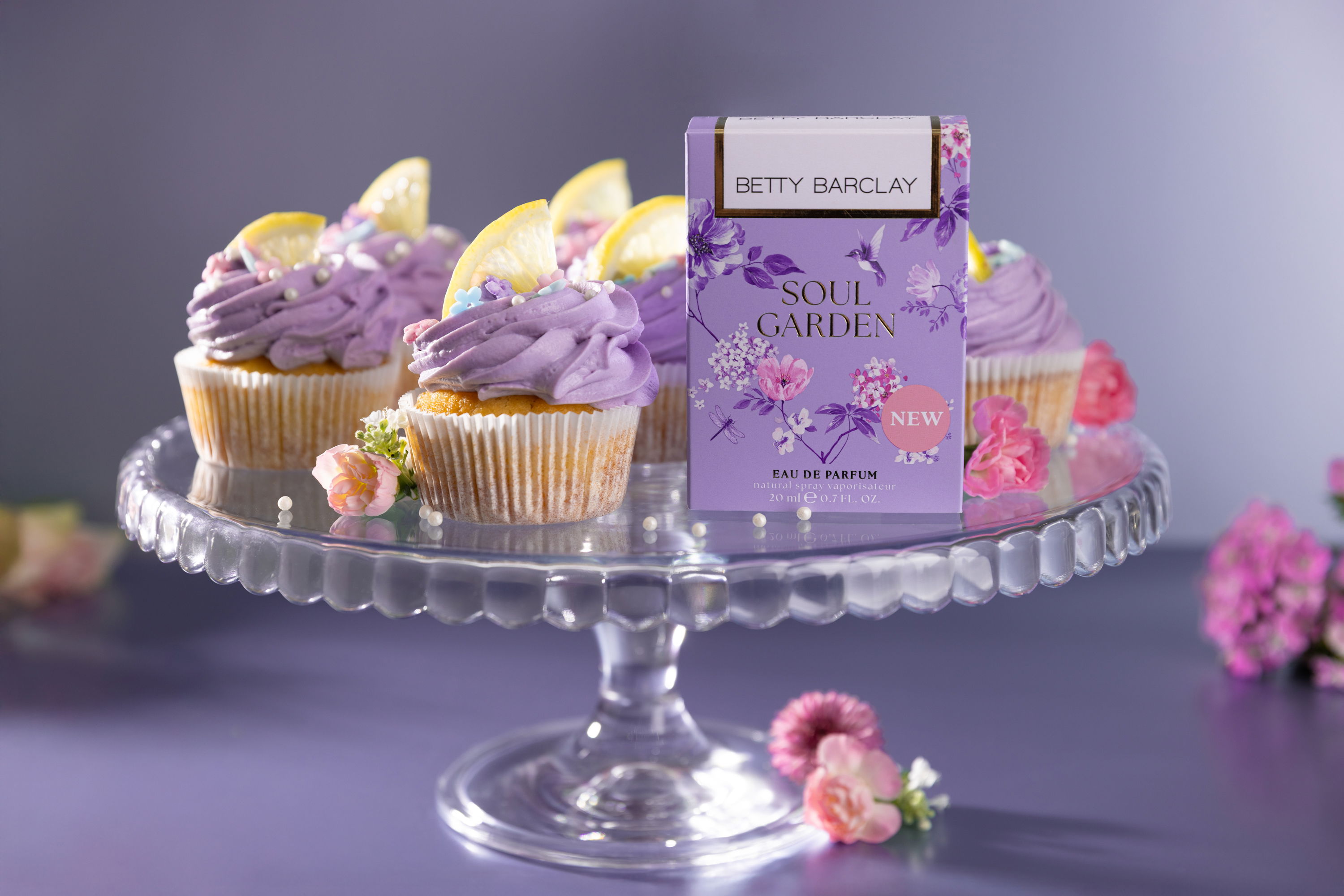 Apfel-Zitronen-Cupcakes / mit Pfirsichfüllung / Betty Barclay Soulgarden