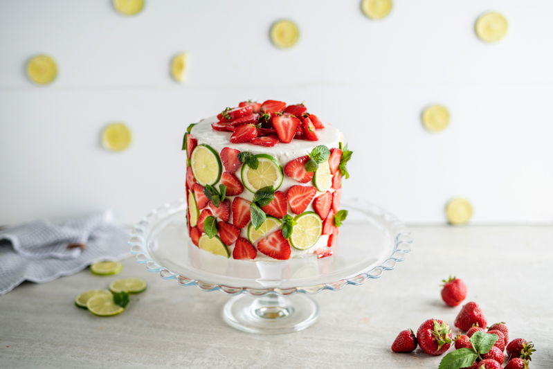 Erdbeer Mojito Torte / Schmecksperiment Jelly Cocktail Cake