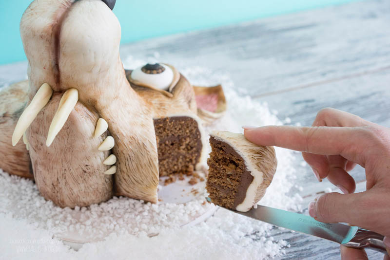 ICE AGE – Kollision voraus 3D Motivtorte Scrat / Fondant Cake