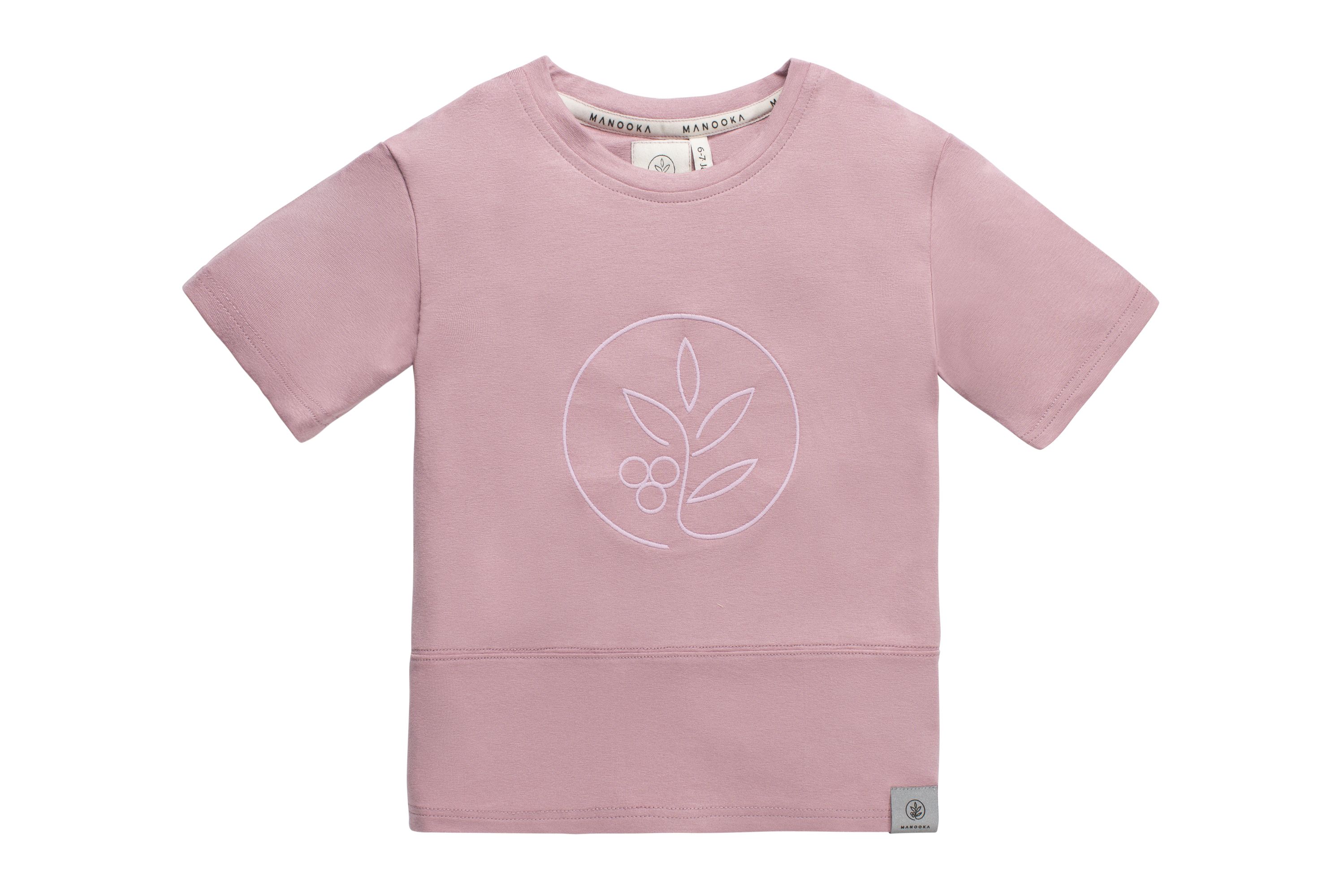 Ein rosa Nora-Shirt