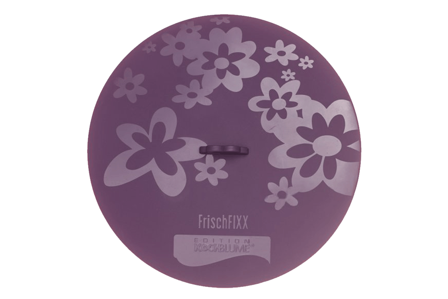 Ein lilafarbener Frischfixx-Deckel