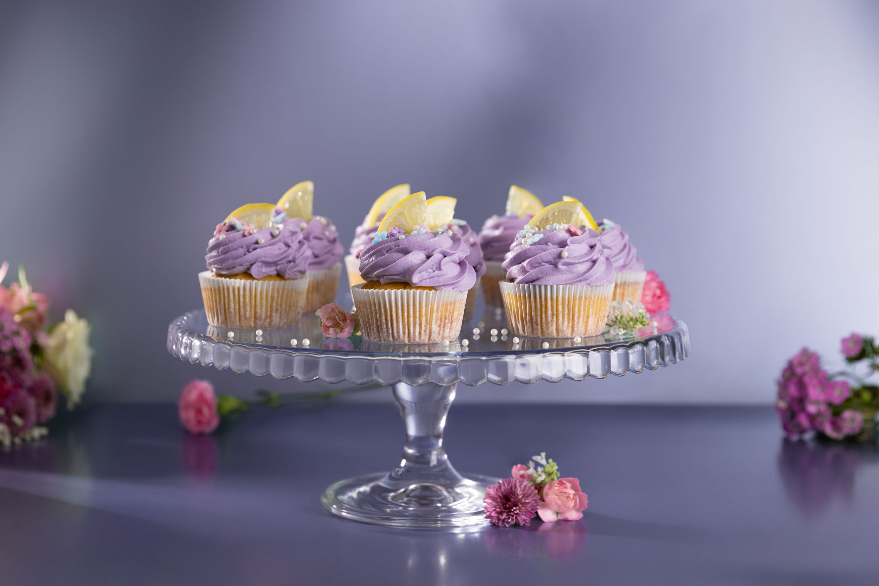 Apfel-Zitronen-Cupcakes / mit Pfirsichfüllung / Betty Barclay Soulgarden