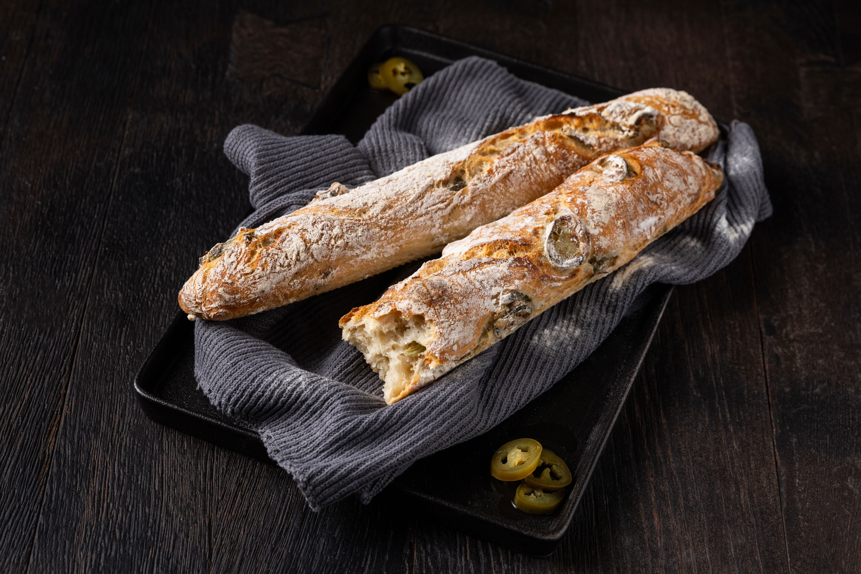 Magisches Jalapeño Baguette