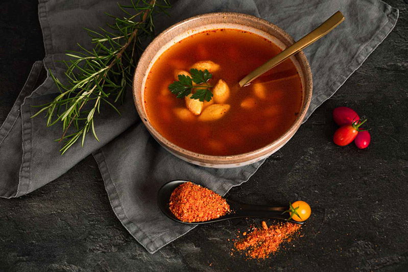 Selbstgemachte Tomatenbrühe/ Resteverwertung