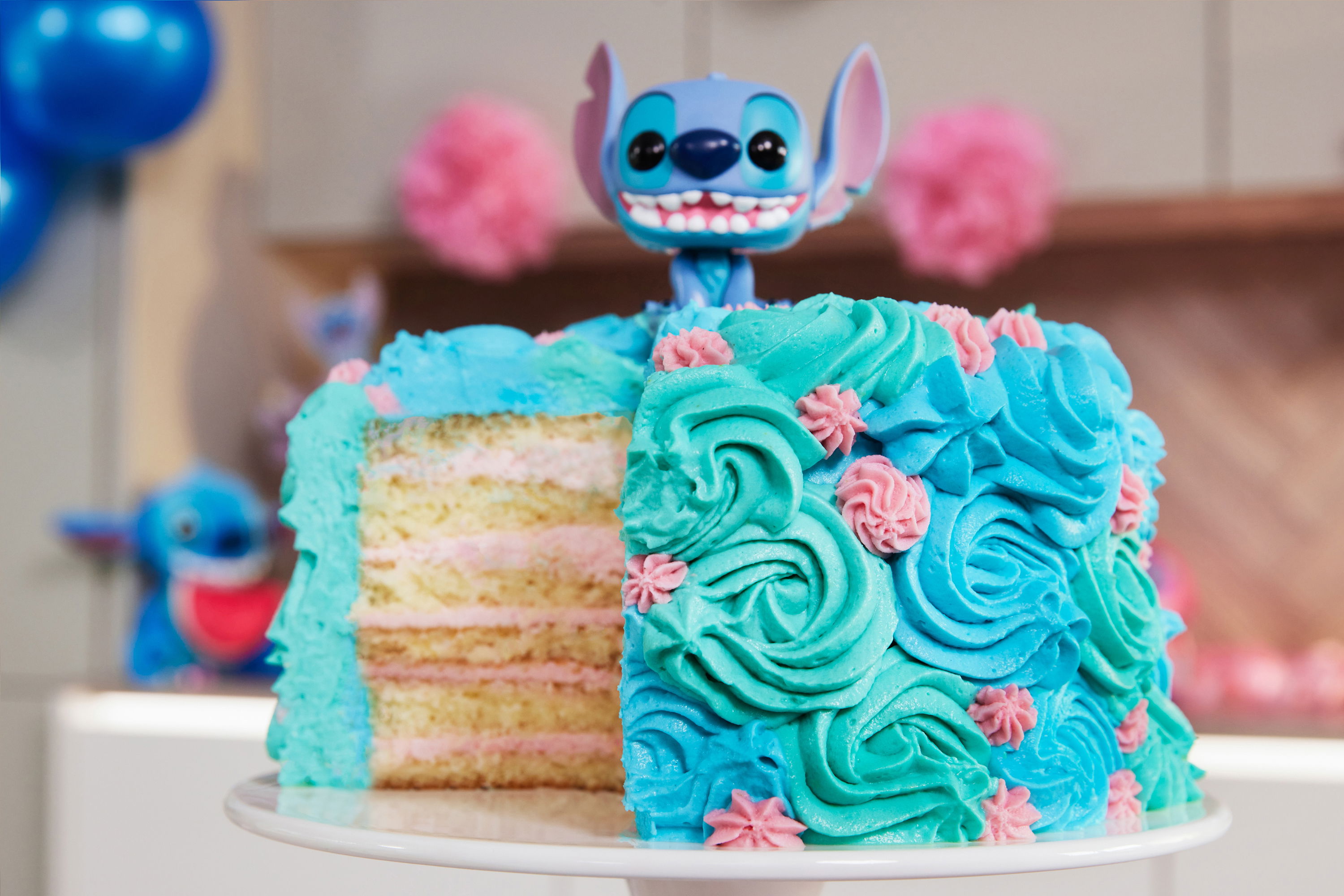 Stitch Torte / Ananas-Kokos Geburtstagstorte